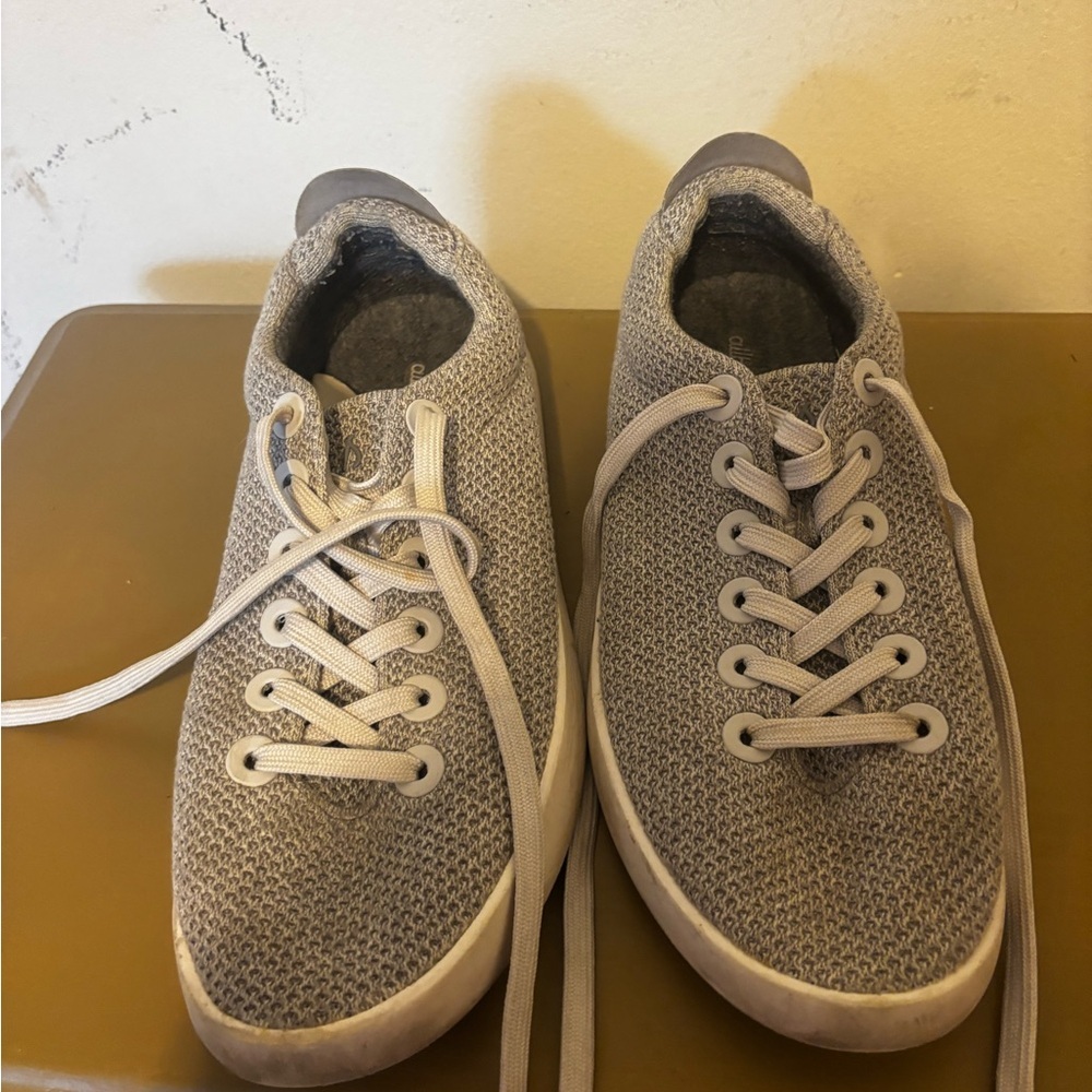 Allbirds Men's Light Gray Knit Sneakers